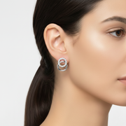 Radiant Duo Circle Studs